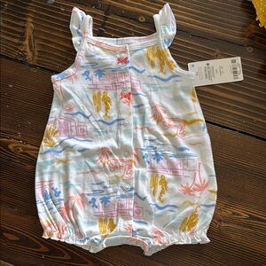 Carter's Multicolor Printed Romper